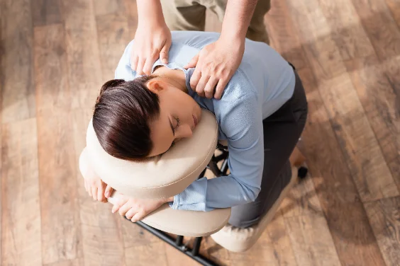 Photo — massage sur siège